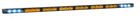 LED Directionele Lichtbalk – 8 Modules V2 Amber/Blauw 12-24V Verkeersadviseur - VCTparts.nl