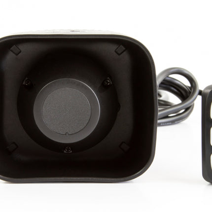 Sirene en luidspreker met 30 Watt vermogen en 3 knops bedieningspaneel Europese tonen - VCTparts.nl