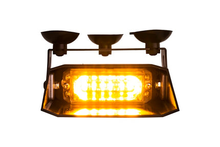 AEB LED Flitser Oranje Licht Voorruit Dashboard Ruitbevestiging 12V 24V Waarschuwingslamp - VCTparts.nl