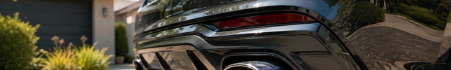 Uitlaat Sierstukken banner - chromen uitlaatsierstuk achterop een auto | VCTparts
