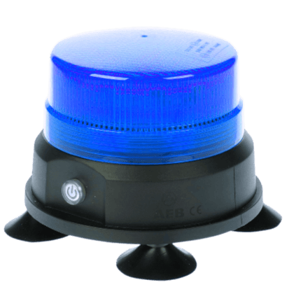 AEB Draadloze LED Zwaailamp Blauw – Magnetisch Accu Gevoerd Draadloos voor Hulpdiensten - VCTparts.nl