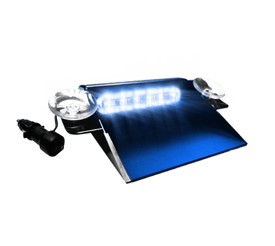 AEB Flash Dashboard LED 6 LEDs 12-24 V Blau für Windschutzscheiben, Seitenfenster und Heckfenster