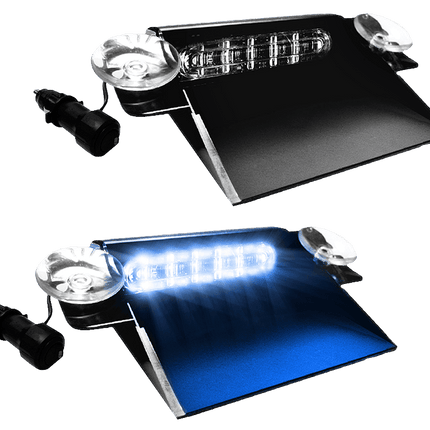 AEB AEB Flitser Dashboard LED 6 LEDs 12 - 24V Blauw voor Voorruit, Zijruit en Achterruit AEB 2