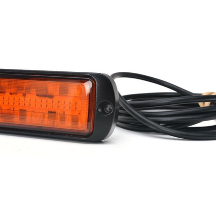 AEB LED Flitser 30 LEDs Oranje 12 - 24V ECE R65 Klasse 1 Opbouw Bevestiging - VCTparts.nl