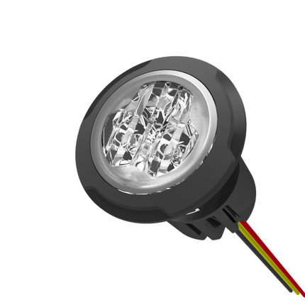 AEB AEB Ronde LED Flitser Blauw - 3 LEDs 12 - 24V Inbouwmontage AEB 3