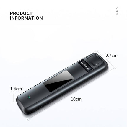 Alcohol Blaastest Digitaal met LED Scherm Oplaadbaar Non - Contact met Hoge Nauwkeurigheid Promille Percentage Testen - VCTparts.nl