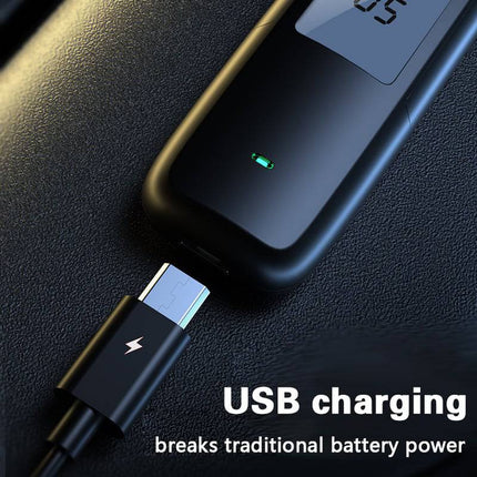 Alcohol Blaastest Digitaal met LED Scherm Oplaadbaar Non - Contact met Hoge Nauwkeurigheid Promille Percentage Testen - VCTparts.nl