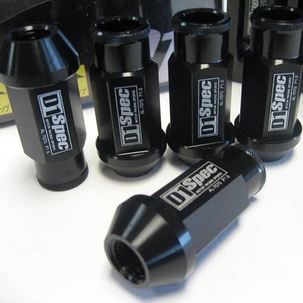 VCTparts Aluminium Moeren (set 20 stuks) - M12x1.5 Schroefdraad 30mm Zwart [Lug Nuts Legering JDM Autorace] NORGOS 7