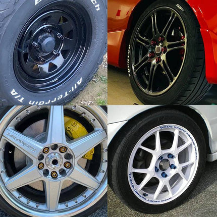 VCTparts Aluminium Moeren (set 20 stuks) - M12x1.5 Schroefdraad 30mm Zwart [Lug Nuts Legering JDM Autorace] NORGOS 6