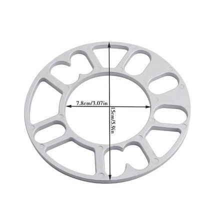 VCTparts Aluminium Spoorverbreders 10mm Wiel Spacers Plaat (4 stuks) Multisteek 4X100 4X114.3 5X100 5X108 5X114.3 5X120 NORGOS 4