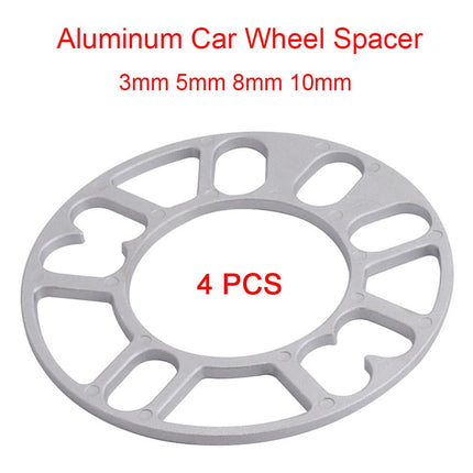 VCTparts Aluminium Spoorverbreders 10mm Wiel Spacers Plaat (4 stuks) Multisteek 4X100 4X114.3 5X100 5X108 5X114.3 5X120 NORGOS 6