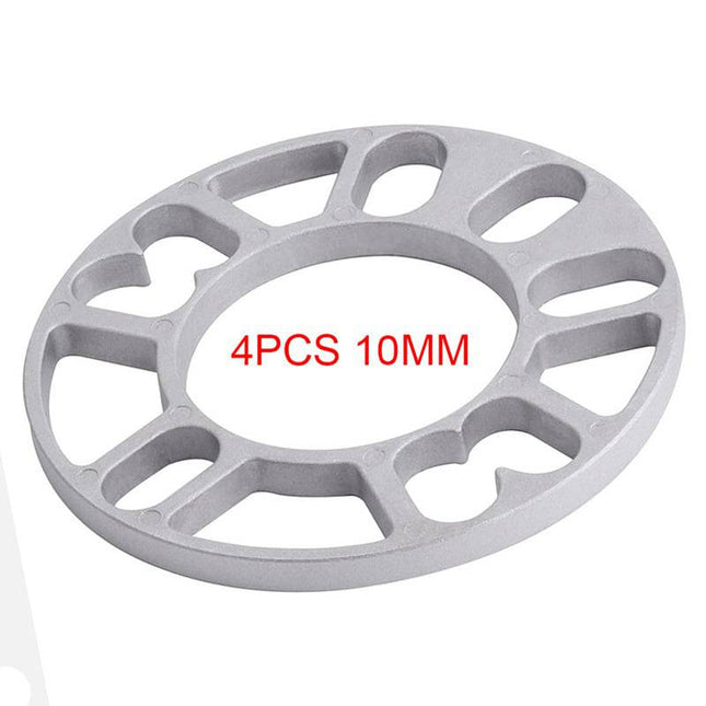 Aluminium Spoorverbreders 10mm Wiel Spacers Plaat (4 stuks) Multisteek 4X100 4X114.3 5X100 5X108 5X114.3 5X120 - VCTparts.nl