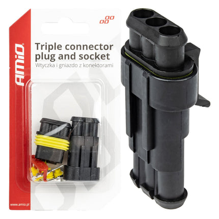AMiO AMiO 3 - Weg Connector Stekker & Stopcontact Set AMiO 1