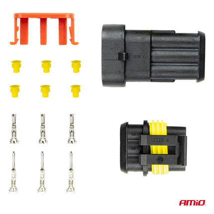 AMiO AMiO 3 - Weg Connector Stekker & Stopcontact Set AMiO 3