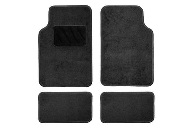 AMIO 4 Universal Car Matten Tex-2 für mehrere Automarken schwarz