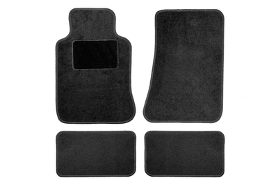 AMIO 4 Universal Car Matten Tex-3 für mehrere Automarken schwarz