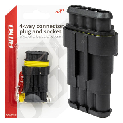 AMiO AMiO 4 - Weg Connector Stekker & Stopcontact Set AMiO 1