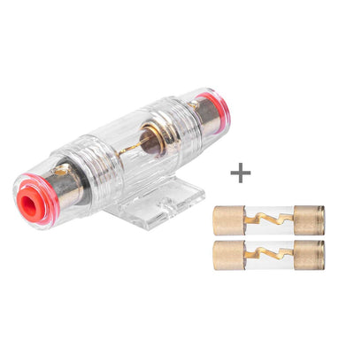 Amio Agu Glasverzekering 50A Set vollständiger Sicherungshalter mit Sicherungssicherung