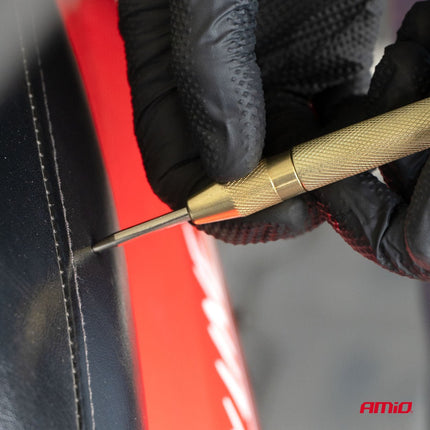 AMiO AMiO Automatische Centerpunt 130mm Koolstofstaal - Center Punch voor Metaal, Hout en Kunststof Boorpositie Markeren AMiO 3