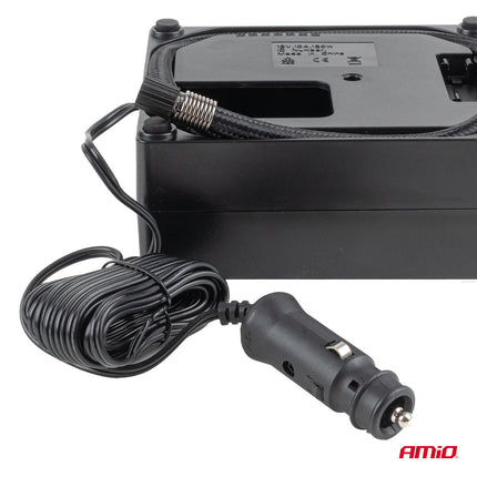 AMiO AMiO Bandenreparatie- en Oppompset 19mm Cilinder 12V - Compressor Lekke Band Repareren en Oppompen Auto AMiO 11