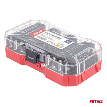 AMiO AMiO Bitset 45-delig S2 Staal - Universele Bit Set PH PZ Torx Hex voor Schroefmachine en Boormachine in Koffer AMiO 5