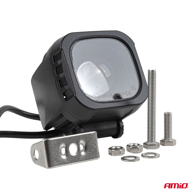 AMiO AMiO Blue Arrow Heftruck Veiligheidslamp Opbouw 15W 10 - 80V Blauw LED - Richtingspijl Safety Light Industriële Voertuigen en Magazijn Veiligheid AMiO 2