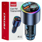 AMiO AMiO Bluetooth FM Transmitter Auto – USB - C en USB - A Snellader – Handsfree Bellen – 12V/24V – Draadloze Muziekstreaming AMiO 1