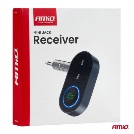 AMiO AMiO Draadloze Mini Audio Bluetooth Receiver Ontvanger – 3.5mm AUX Jack Muziekstreaming Handsfree AMiO 10