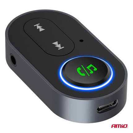 AMiO AMiO Draadloze Mini Audio Bluetooth Receiver Ontvanger – 3.5mm AUX Jack Muziekstreaming Handsfree AMiO 8