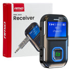 AMiO AMiO Draadloze Mini LCD Audio Bluetooth Receiver TX/RX Ontvanger – 3.5mm AUX Jack Muziekstreaming Handsfree AMiO 1