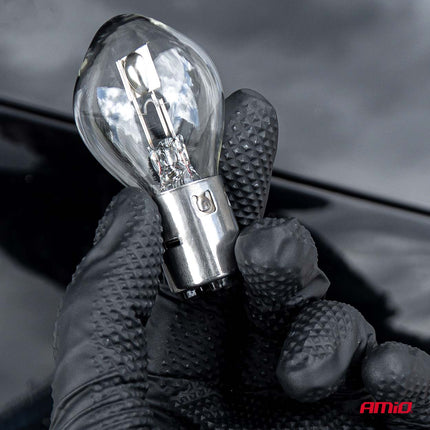 AMiO AMiO Halogeenlamp S2 12V 35/35W BA20d Voor Scooter en Motor Koplamp (1 stuk) AMiO 3