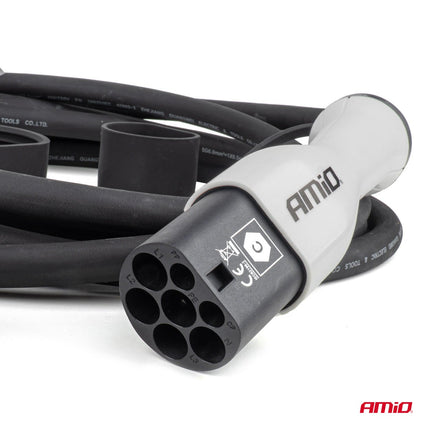 AMiO AMiO Laadkabel Type 2 naar Type 2 22kW 5 Meter - 3-Fase Laadkabel voor Elektrische Auto en Plug-in Hybride AMiO 6