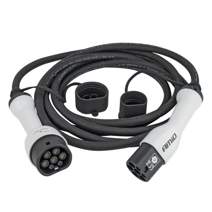 AMiO AMiO Laadkabel Type 2 naar Type 2 22kW 5 Meter - 3-Fase Laadkabel voor Elektrische Auto en Plug-in Hybride AMiO 1