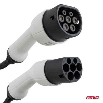 AMiO AMiO Laadkabel Type 2 naar Type 2 22kW 5 Meter - 3-Fase Laadkabel voor Elektrische Auto en Plug-in Hybride AMiO 5