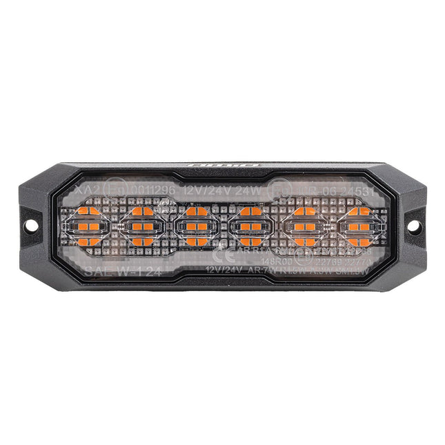 AMiO AMiO LED Waarschuwingslamp R65 R148 12V 24V 24W Oranje Rood - 3 - in - 1 Signaallamp Markeringslicht en Achterlicht voor Bedrijfsvoertuigen AMiO 1