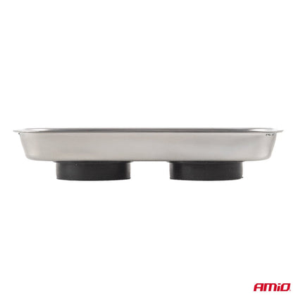 AMiO AMiO Magnetische Onderdelenbak RVS 150x65x27mm Rechthoekige Magneetschaal AMiO 4