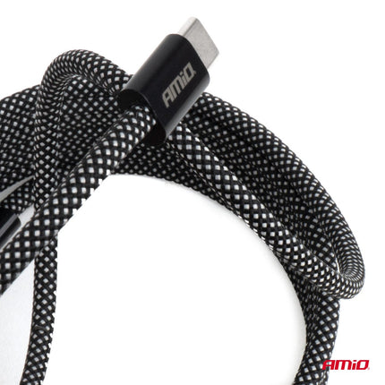 AMiO AMiO Magnetische USB - C naar USB - C Kabel 60W 1 Meter – Snelladen Oplaadsnoer en Data Kabel met Magnetische Aansluiting AMiO 7