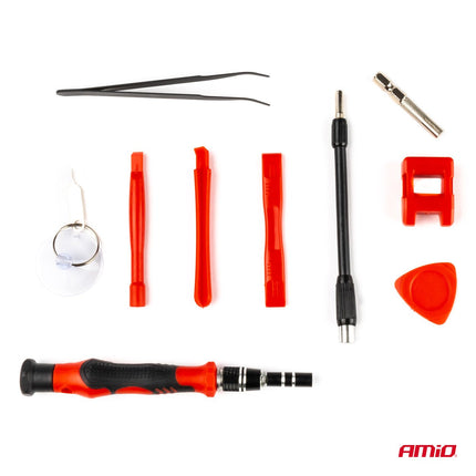 AMiO AMiO Precisie Schroevendraaierset 115-delig - Complete Reparatieset met Bits Pincet en Accessoires in Koffer AMiO 8