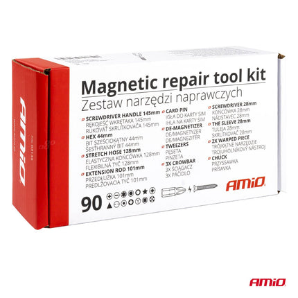 AMiO AMiO Precisie Schroevendraaierset 115-delig - Complete Reparatieset met Bits Pincet en Accessoires in Koffer AMiO 9