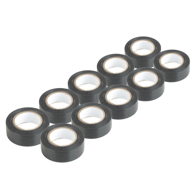 AMiO AMiO PVC Isolatietape Set 10 Stuks - Zwart 19mm x 20m x 0.13mm AMiO 1