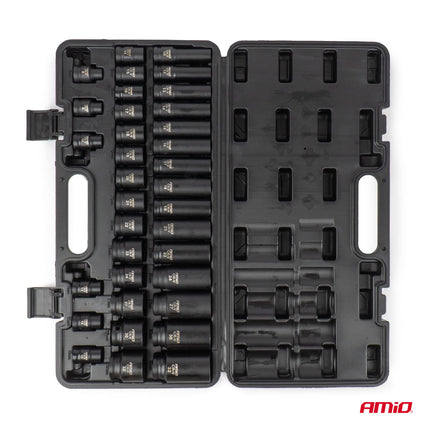 AMiO AMiO Slagdopset 35-delig 8-32mm - Complete Krachtdoppenset in Koffer AMiO 3