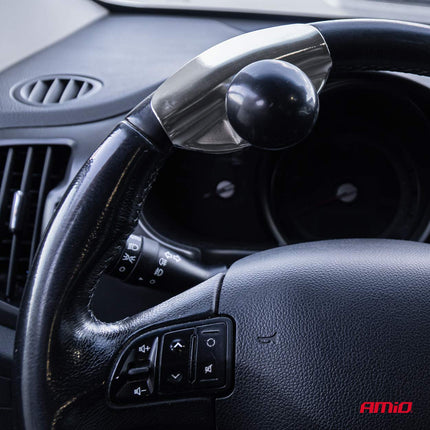 AMiO AMiO Stuurknop Zilver - Draaiknop Stuurhulp voor Auto en Bestelwagen - Eenhandig Sturen AMiO 3
