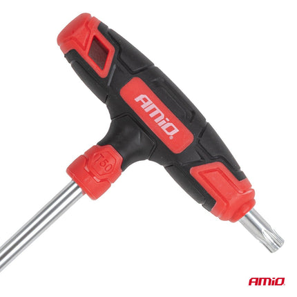 AMiO AMiO T-Greep Torxsleutel Set 8-delig CR-V Haakse Torx Sleutels T10-T50 AMiO 5
