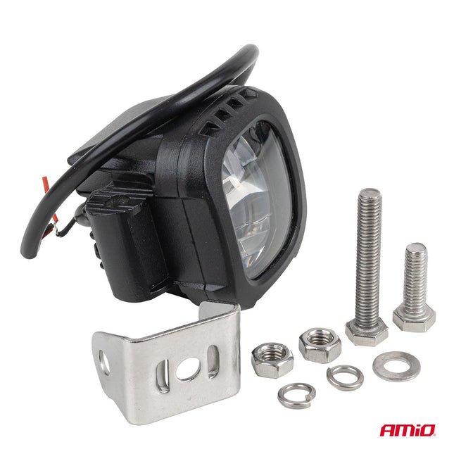 AMiO AMiO Veiligheidszone Heftruck Lamp Opbouw 10W 10 - 80V Rood LED - Safety Zone Verlichting Industriële Voertuigen en Magazijn Veiligheid AMiO 2