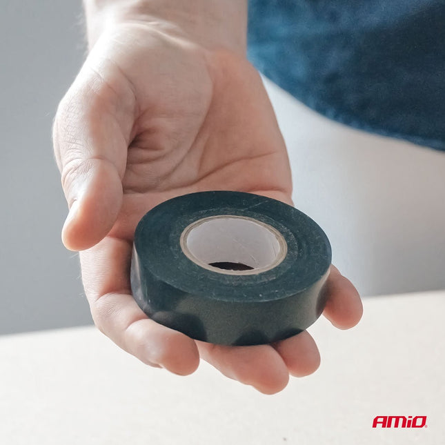 AMiO AMiO Zelfvulkaniserende Lava Tape Zwart 25mm x 5m x 0.5mm - Professionele Waterdichte Elektrische Isolatietape voor Kabels, Auto en Installatiewerk AMiO 2