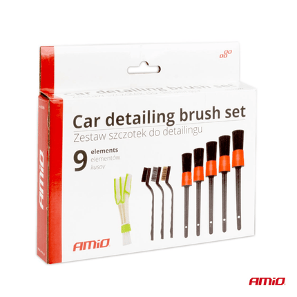 AMiO AMiO Auto Detailing Schoonmaak Set met Borstels en Kwasten 8 stuks AMiO 5