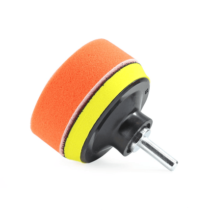 AMiO Auto Polijst Schuimborstels voor Boormachine (11 delig) M14 (80mm) Blauw - Groen - Oranje - Rood - Zwart - VCTparts.nl