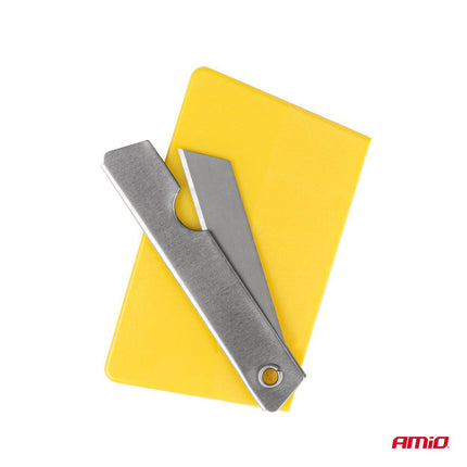 AMiO Auto Raamfolie Tint Vinyl Zwart 75x300cm (60%) zwarte Ramenfolie 2 stuks voor Zonwering en Privacy met Strijkpas (set) - VCTparts.nl