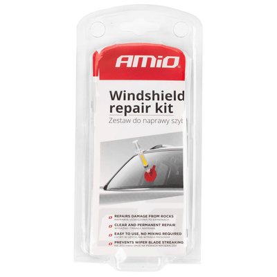 AMIO Auto Fensterglasstern oder bürgerliches Reparaturset mit Flüssigkeit