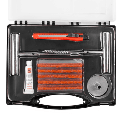 AMIO Autoband Reparaturwerkzeuge 36 -Relige -Set mit Gummistreifen und praktischem Koffer